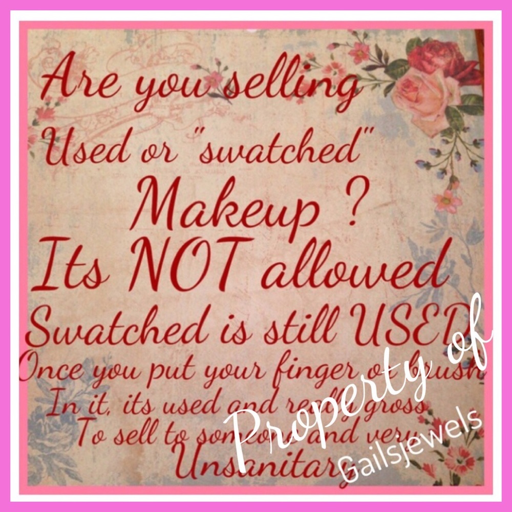 Selling used or "swatched" makeup ? It's gross š - Picture 1 of 2